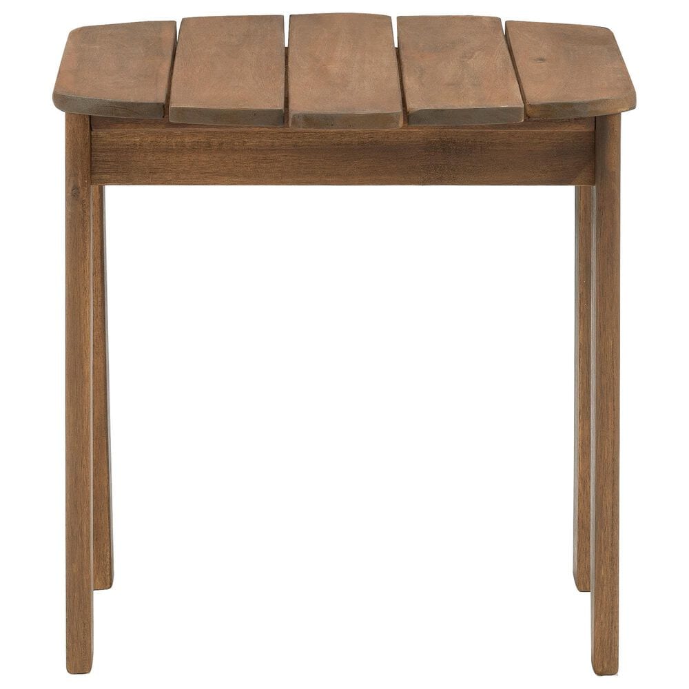 Linon Home Decor Adirondack End Table in Brown, , large