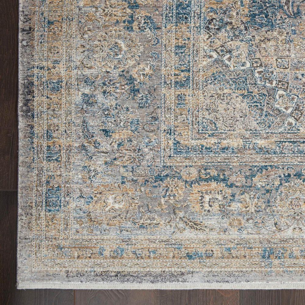 Nourison Starry Nights STN06 5&#39; x 7&#39; Cream and Blue Area Rug, , large