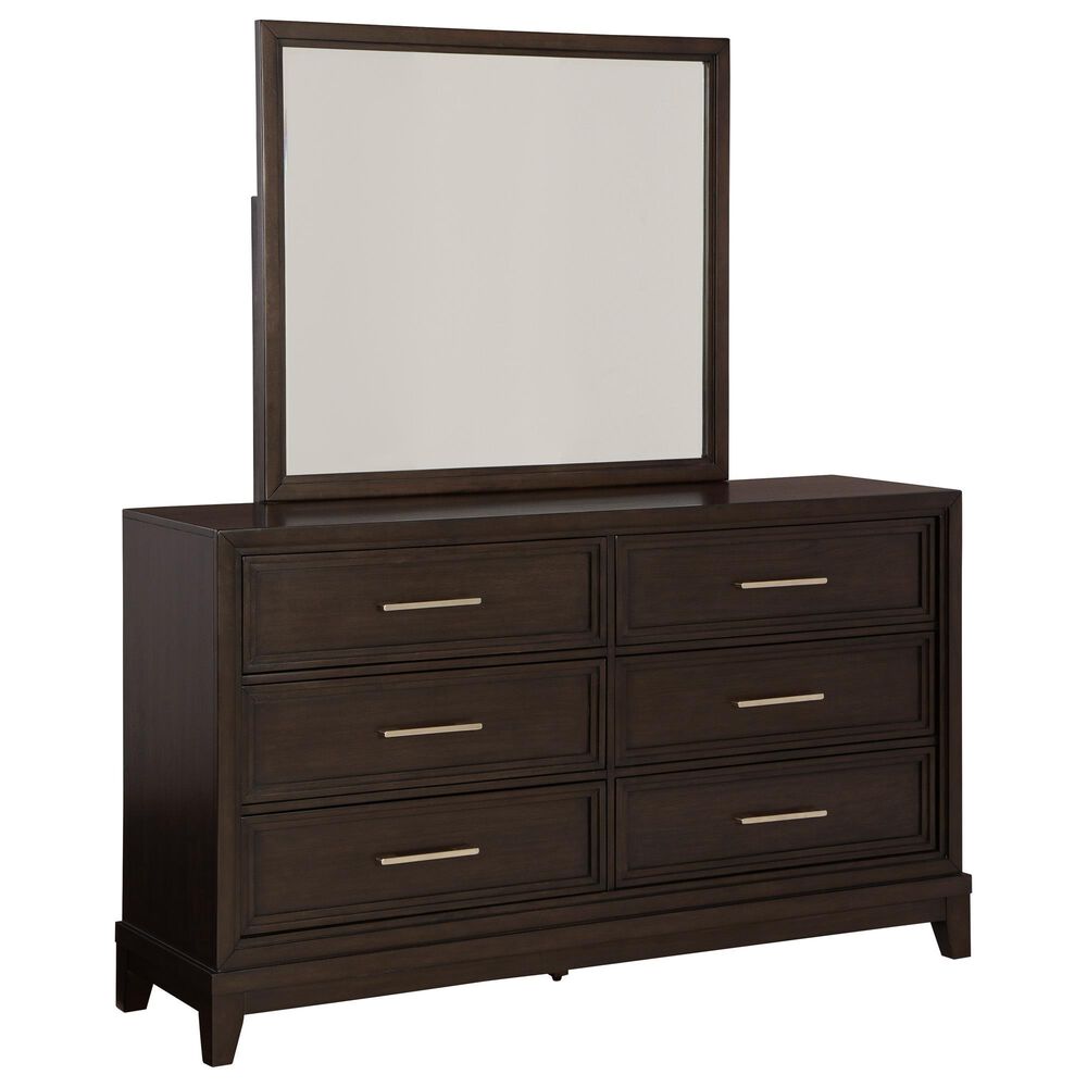 Ashley Neymorton 4-Piece Queen Bedroom Set in Dark Grayish Brown, , large