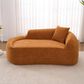 Hearth and Haven Chaise Lounge Chair in Orange, , large