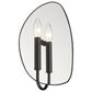 Golden Lighting Tessa 1-Light Wall Sconce in Matte Black, , large
