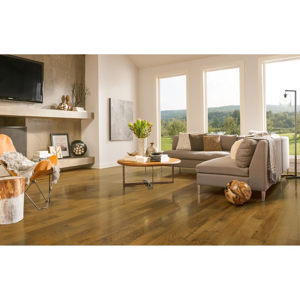 Hartco Prime Harvest Whisper Harvest 5&quot; Hickory Engineered Hardwood, , large