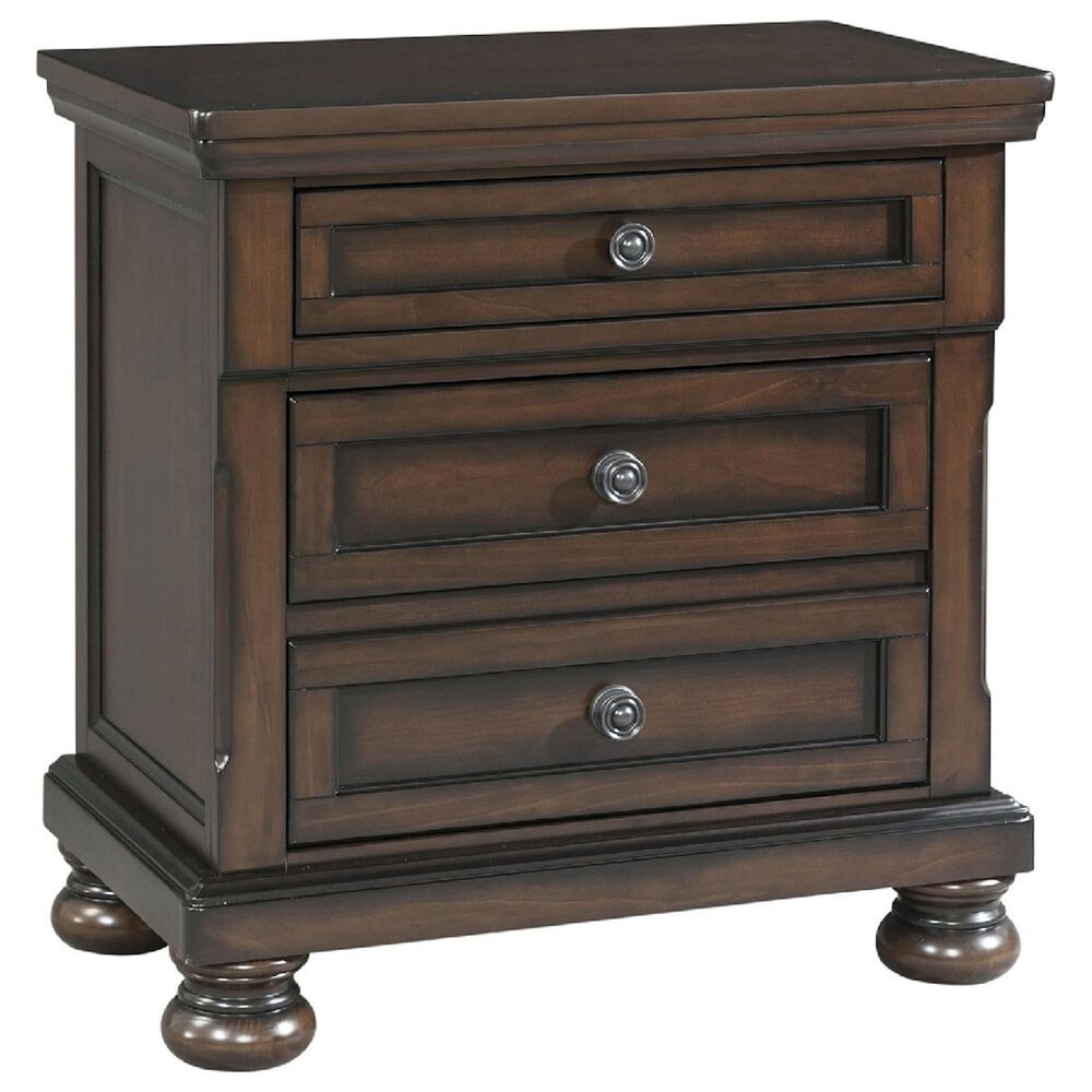 Mayberry Hill Kingston 4-Piece King Bedroom Set in Dark Walnut, , large
