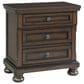 Mayberry Hill Kingston 4-Piece King Bedroom Set in Dark Walnut, , large