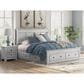 Ashley Makidern King Storage Bed with Six Drawers in Whitewash, , large