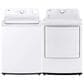 LG 4.1 Cu. Ft. Top Load Washer and 7.3 Cu. Ft. Gas Dryer Laundry Pair in White, , large