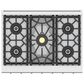 Hestan KRD Series 5.8 Cu. Ft. Slide-In Dual Fuel Natural Gas Range in Steeletto, , large