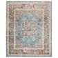 Safavieh Aria ARA100B 8" x 10" Blue and Creme Area Rug, , large