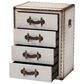 Baxton Studio Jaelyn 4-Drawer End Table in Coffee, , large