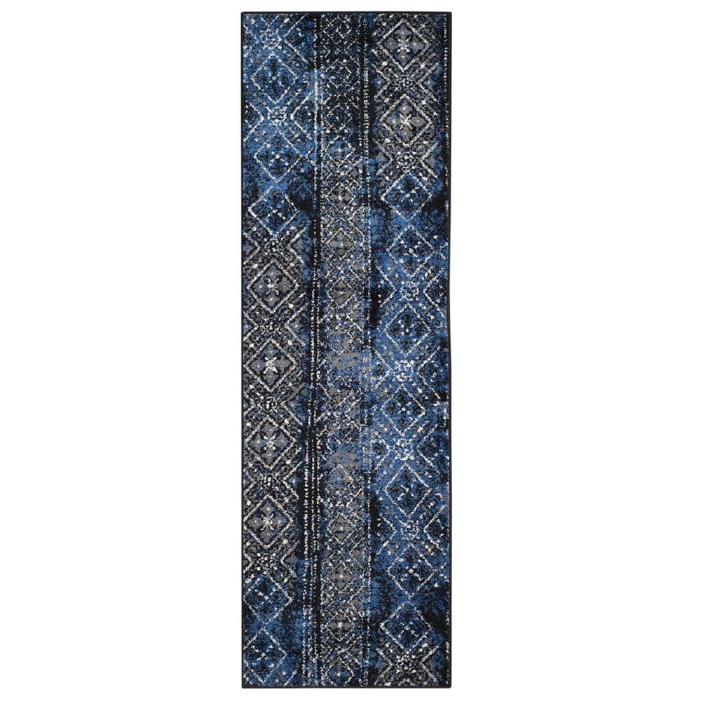 Safavieh Adirondack ADR111A-28 2"6" x 8" Silver/Black Runner, , large