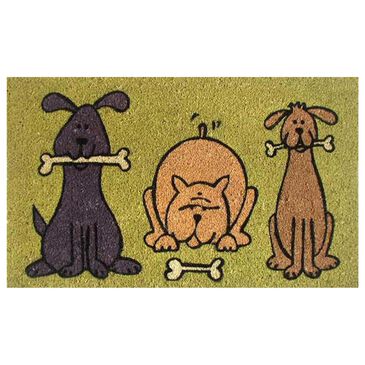Callaway Doggie Fun 1"5" x 2"5" Multicolor Door Mat, , large