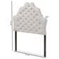 Baxton Studio Hilda Twin Upholstered Headboard in Greyish Beige, , large