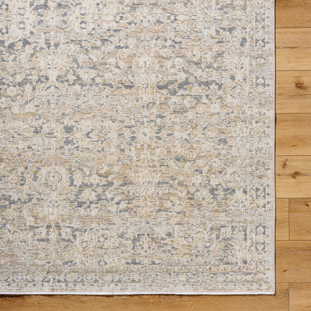 Surya Once Upon a Time Gray, Light Brown, Ivory, Tan and Light Gray 1&#39;11&quot; x 2&#39;11&quot; Area Rug, , large