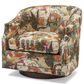 Massoud Carly Swivel Chair in Voyage Aqua, , large