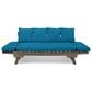 Hearth and Haven Ottavio Outdoor Sofa Daybed in Dark Teal, , large