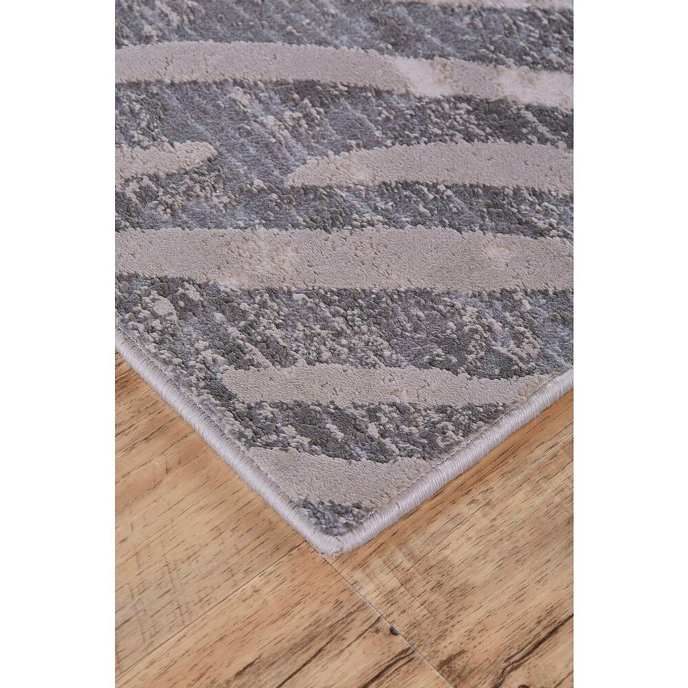 Feizy Waldor 6&#39;7&quot; x 9&#39;6&quot; Gray Area Rug, , large