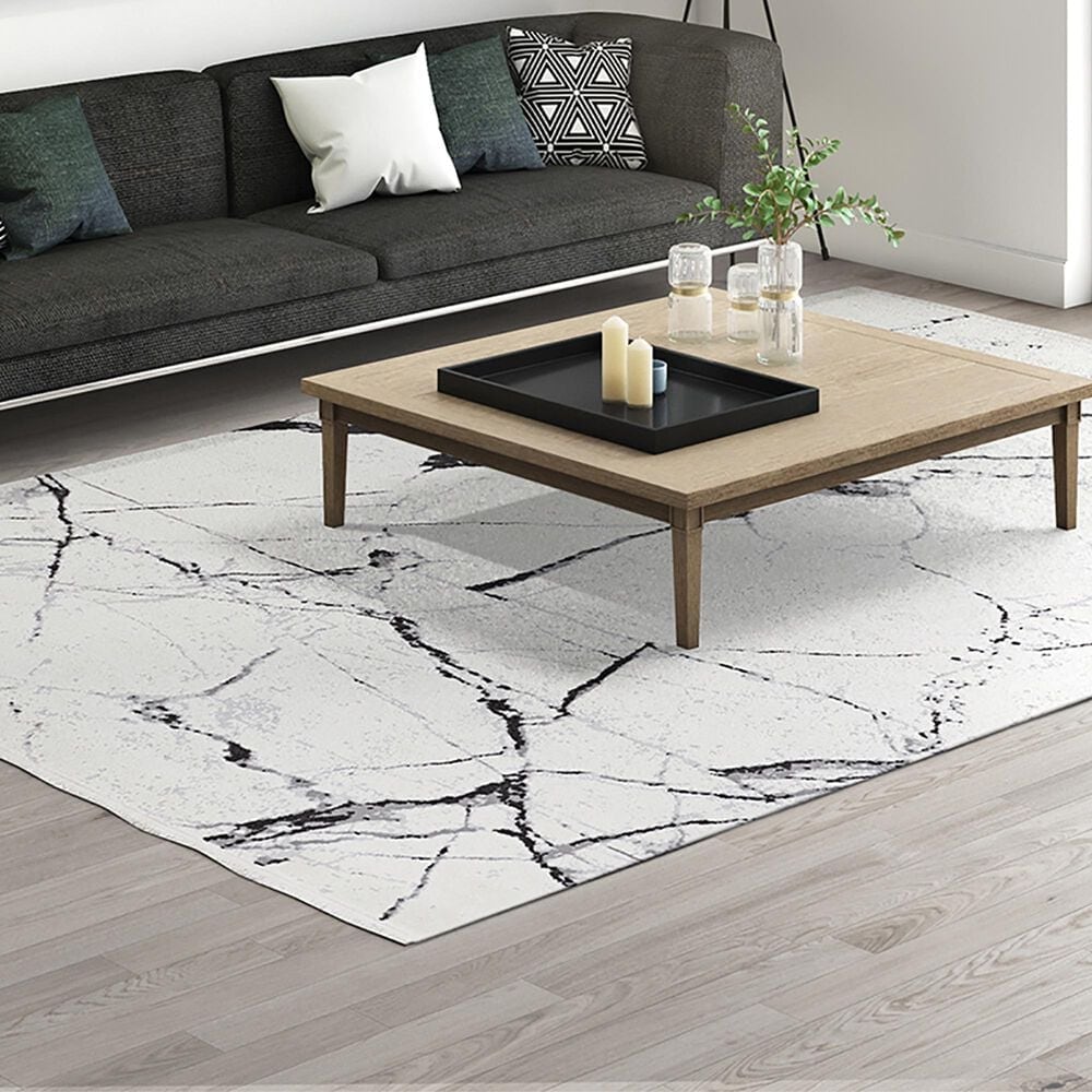 Couristan Marblehead Calcutta 3&#39;11&quot; x 5&#39;11&quot; Eggshell Area Rug, , large