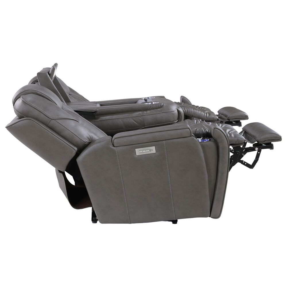 Steve Silver Daniel Triple Power Reclining Sofa in Mossy Gray, , large