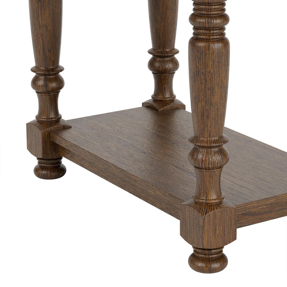 Riverside Furniture Eastlake Chairside Table in Whiskey Oak, , large