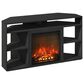 HOMLUX 47" Conner TV Stand with No Heat Electric Fireplace and 6 Open Shelves in Americano, , large