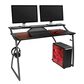 OSP Home Alpha Battlestation Desk in Black, , large