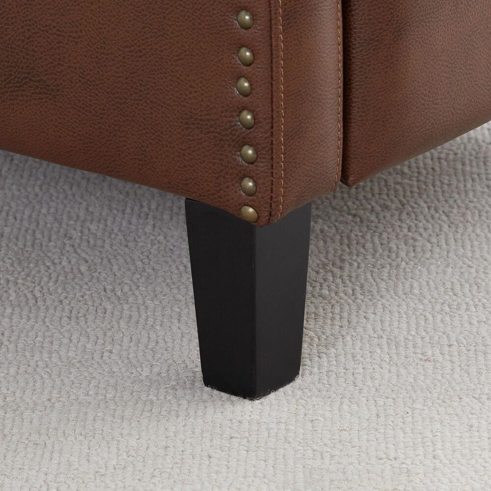 Lumisource Stanley Manual Recliner in Brown, , large