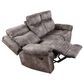 Steve Silver Nashville Manual Reclining Sofa with Drop Down Console in Grey, , large