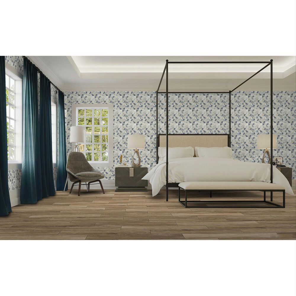 Dal-Tile Gamma Azure 14&#39;&#39; X 16&#39;&#39; PATCHWORK Natural Stone Mosaic Sheet, , large