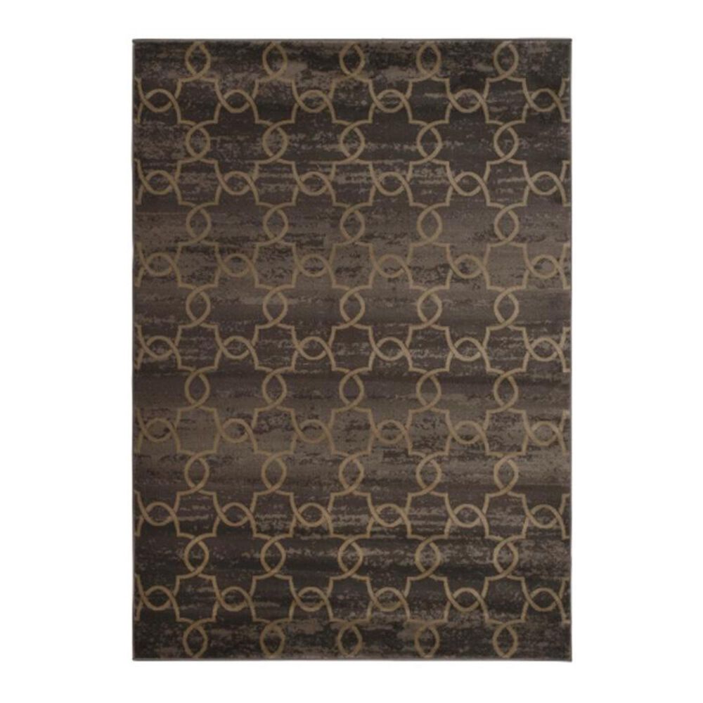 Radici USA Pisa II 3784 5"3" x 7"3" Brown Area Rug, , large