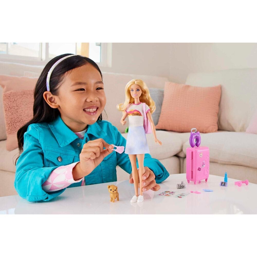 Barbie Malibu Travel Playset with Roberts Doll, , large