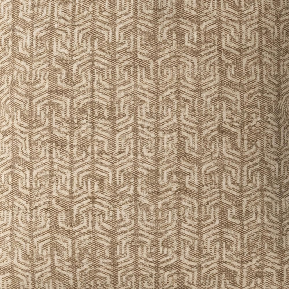 Valdese Weavers Wriston 20" Square Throw Pillow in Chai, , large