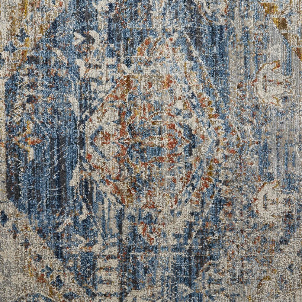 Feizy Kaia 39HWF 5&#39; x 7&#39;9&quot; Blue and Red Area Rug, , large