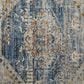 Feizy Kaia 39HWF 5" x 7"9" Blue and Red Area Rug, , large