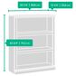 Sauder 3 Shelf Bookcase in Select Cherry, , large
