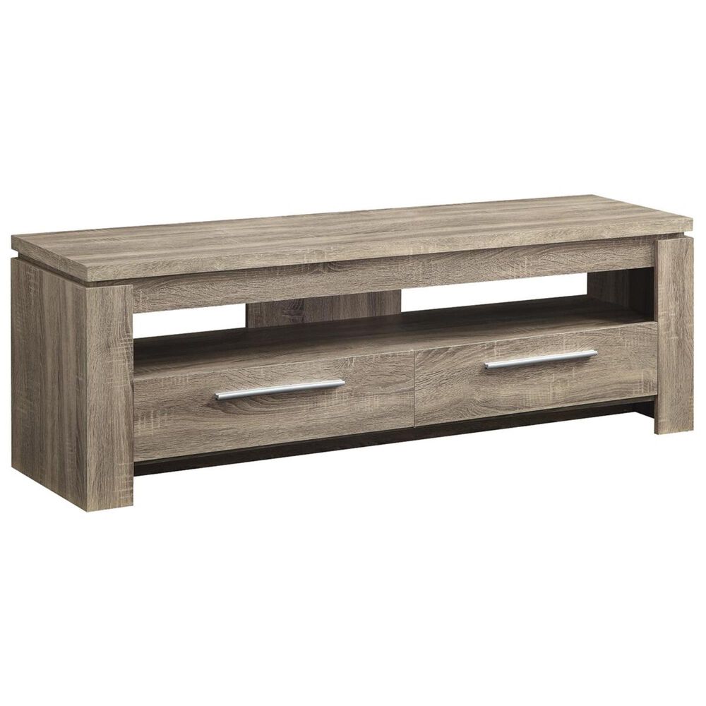 Pacific Landing 59" TV Console in Distressed Brown, , large