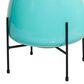 Maple and Jade Modern Planter in Teal and Black (Set of 2), , large