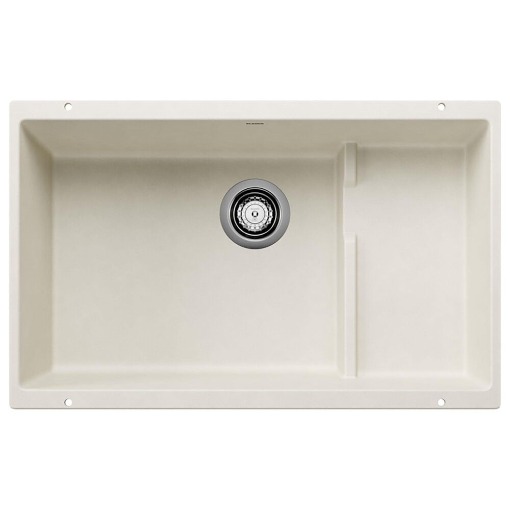 Blanco Precis 29" Cascade Super Single Bowl Kitchen Sink in Soft White, , large