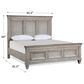New Heritage Mariana Queen Bed in Vintage Creme, , large