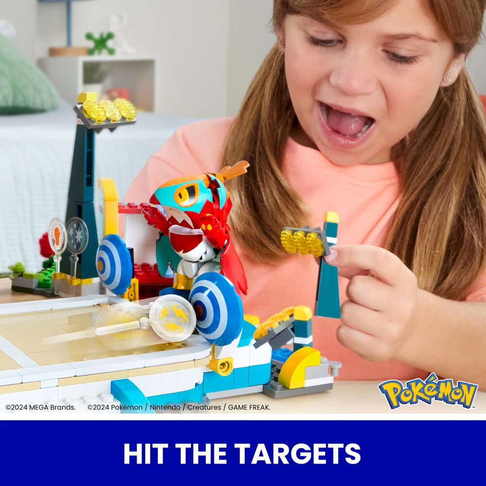 Mattel Pokemon Traning Stadium Building Set in Multicolor, , large