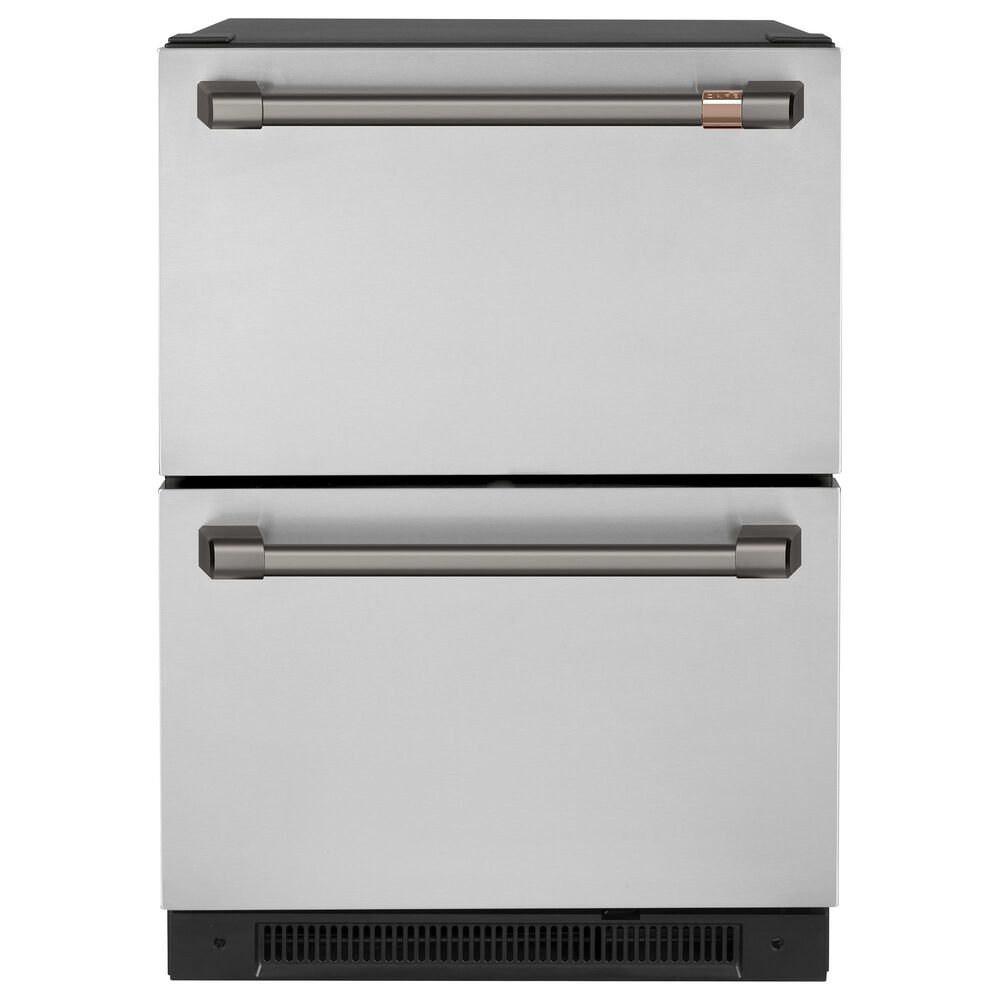 Cafe Under Counter Refrigeration Handle Kit in Brushed Black, , large