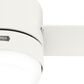 Hunter Gilmour 44" Outdoor Ceiling Fan with LED Lights in Matte White, , large