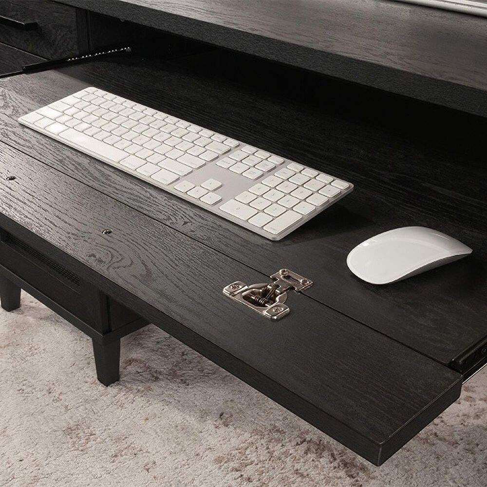 Sauder Tiffin Line Executive Desk in Raven Oak, , large