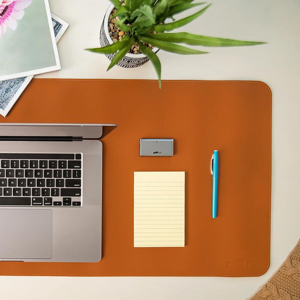 Mobile Pixels Desk Mat in Oak Brown, , large