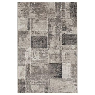 Central Oriental Adore Peyton 8" Round Beige and Grey Area Rug, , large