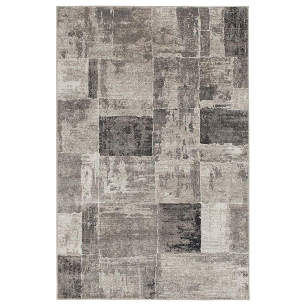 Central Oriental Adore Peyton 8" Round Beige and Grey Area Rug, , large