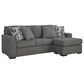 Ashley Gardiner Reversible Sofa Chaise in Pewter, , large