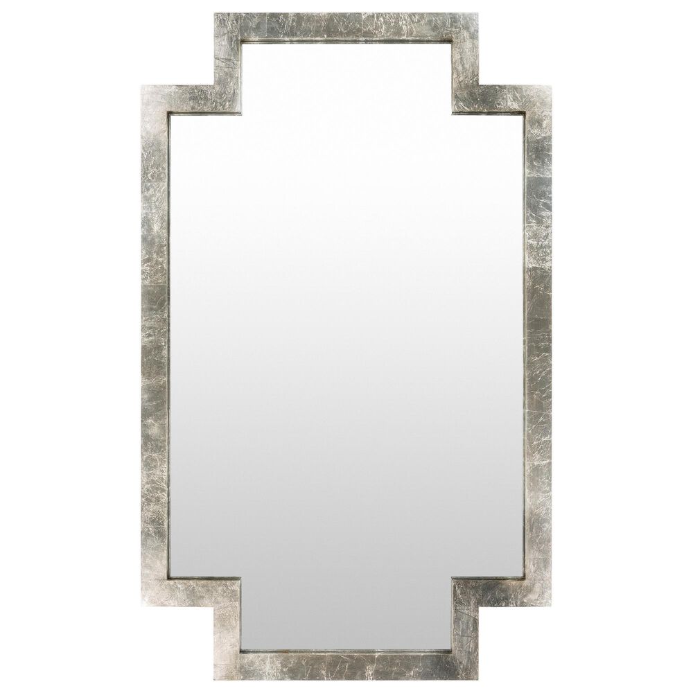 Surya Dayton Large Wall Mirror in Antique Silver, , large