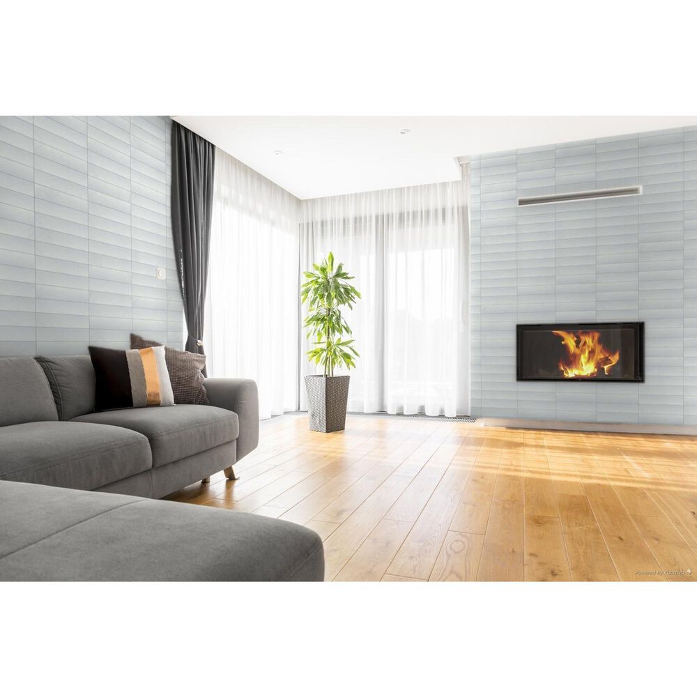 Emser Emora Gloss Cumulus 4&quot; x 16&quot; Glossy Ceramic Tile, , large