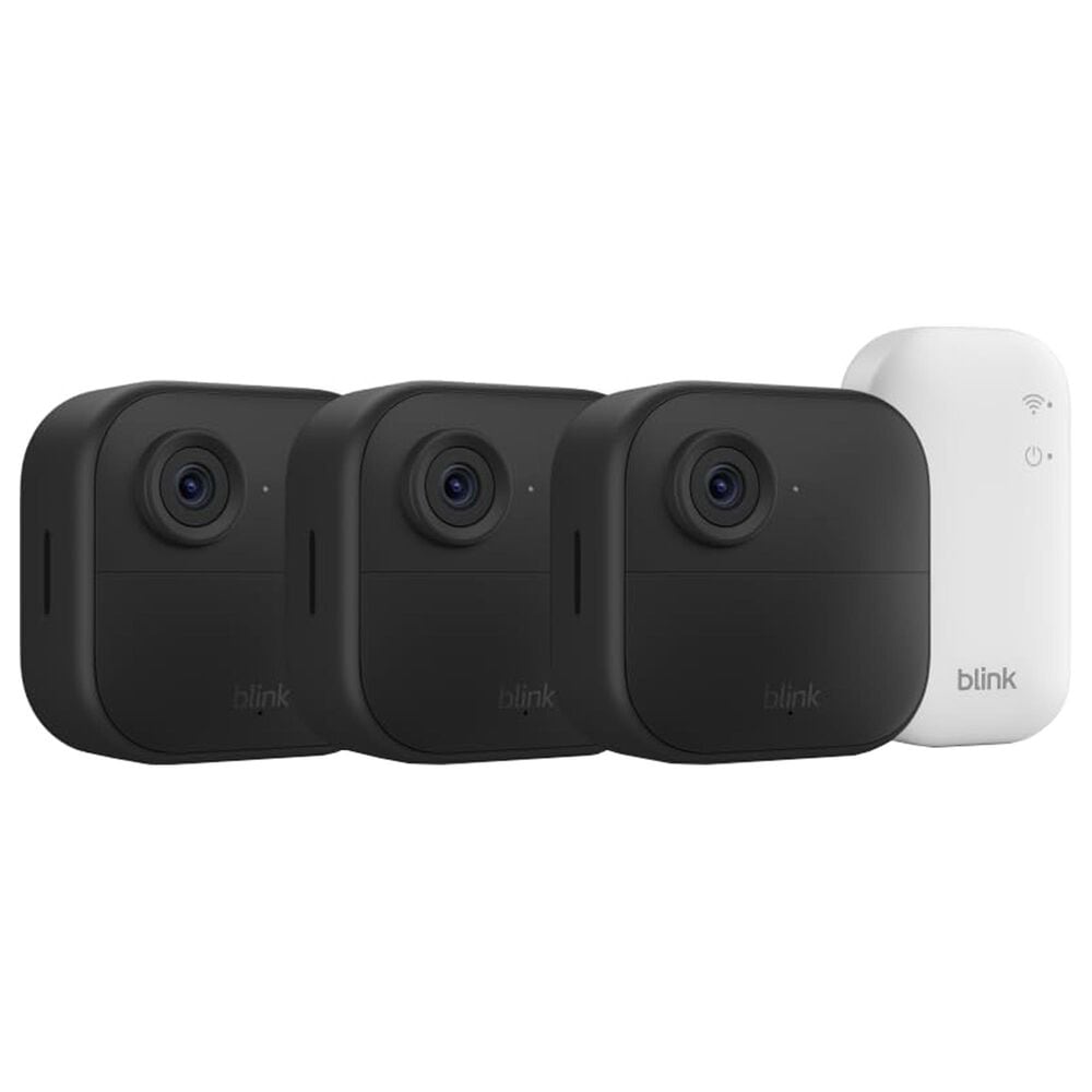 Blink Outdoor 4 3-Security Camera System with Sync Module Core in Black, , large