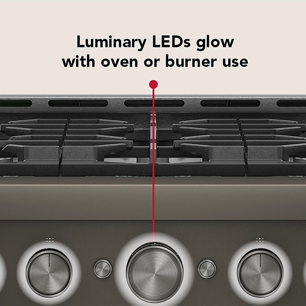 KitchenAid 5.1 Cu. Ft. Commercial-Style Gas Range in Black Ore, , large